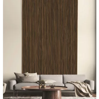 Zebrano fóliás acustico falpanel 267X57 cm
