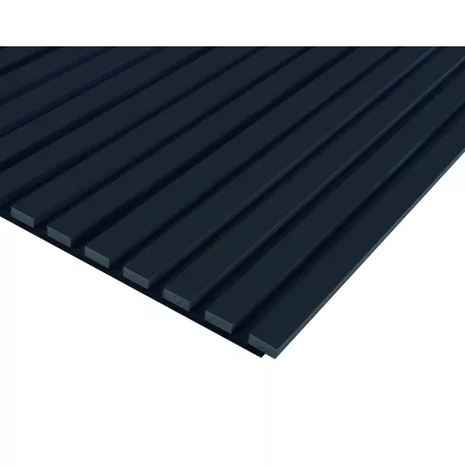 Antracit fóliás acustico falpanel 267X57 cm
