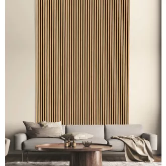 Tölgy furnéros acustico falpanel 267X57 cm